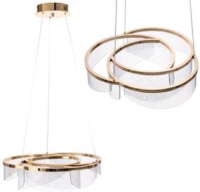 Lampada da soffitto LED G138-CP 50cm Gold