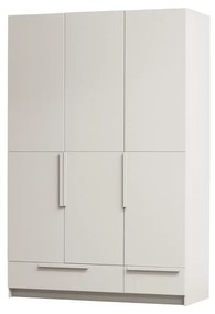 Armadio modulare in legno di pino crema 142x215 cm Pure - WOOOD