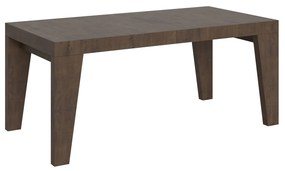 Tavolo allungabile Naxy made in italy itamoby in diverse dimensioni e finiture, Noce / 90x180/284 cm