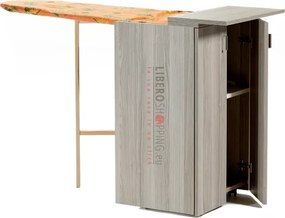 Mobile da stiro asse scomparsa legno Larice Grigio - JOLLY 2 ante