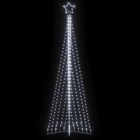 Albero Di Natale A Led 495 Led Bianco Freddo 300,5 Cm /
