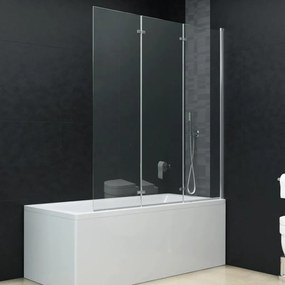 Box Doccia Pieghevole A Libro 3 Pannelli İn Esg 130x138 Cm /