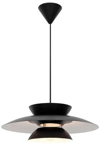 Nordlux - Lampadario a sospensione con filo CARMEN 1xE27/40W/230V nero