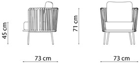 Vermobil poltrona daisy rope