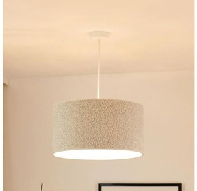 Brilagi - Lampadario a sospensione con filo BOUCLE ROLLER 1xE27/15W/230V diametro 45 cm color crema