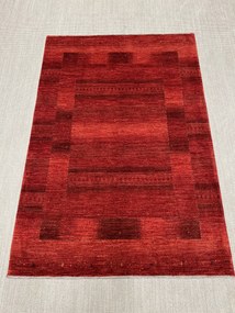 Loribaft Tappeto 170x250 Rosso (Iran) Annodato A Mano