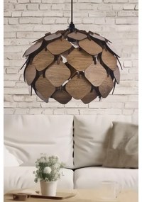 Lampadario a sospensione con filo 1xE27/40W/230V marrone