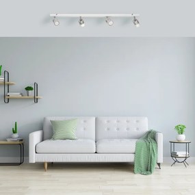 LED Luce Spot a LED TUBSSON 4xGU10/4,8W/230V bianco/cromo lucido