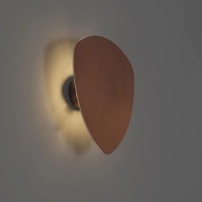 Lampada da parete di design bronzo organico 32cm 2 luci - Pulley