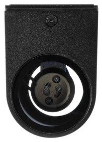Applique da Esterno Bidirezione IP65 GU10 Stondata - Nera