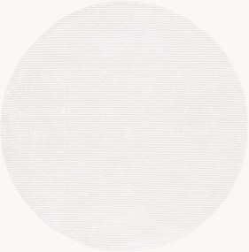 Tappeto rotondo a pelo alto e basso tessuto a mano Laverne