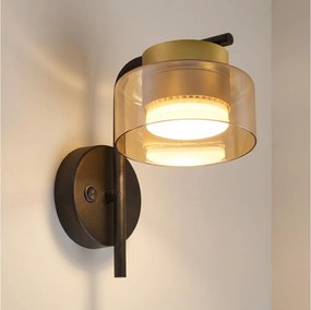 Brilagi - Lampada da parete AURA LUX 1xGX53/30W/230V nero/oro