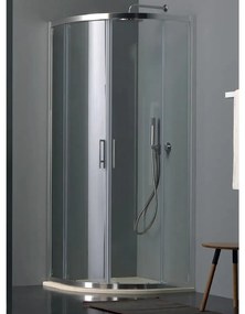 Box Doccia Semicircolare ECO 6mm Porte Scorrevoli H190