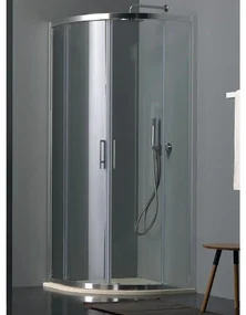 Box Doccia Semicircolare ECO 6mm Porte Scorrevoli H190