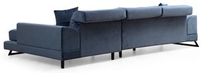 Divano angolare blu (angolo destro) Frido - Balcab Home