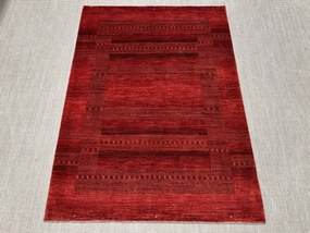Loribaft Tappeto 220 x 160 Rosso (Iran) Annodato A Mano
