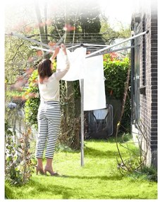 Stendino da giardino argentato 60 m Topspinner – Brabantia