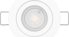 Eglo 902247 - Faretto LED da incasso a soffitto per bagno BARRANCO 1xGU10/4,5W/230V IP44 bianco