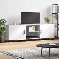 Mobile Porta TV Bianco 150x30x50 cm in Legno Multistratocod mxl 103530