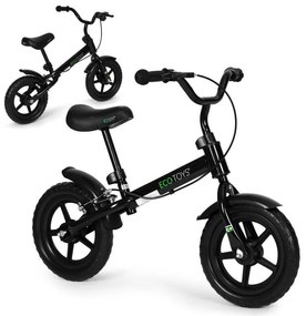 Balance bike per bambini con freno a mano - nero
