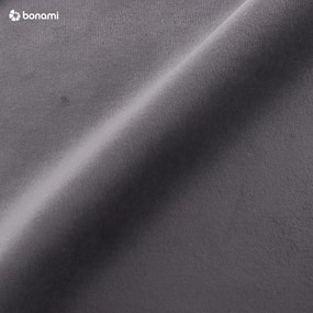 Letto matrimoniale imbottito grigio con contenitore con griglia 200x200 cm Bali - Cosmopolitan Design