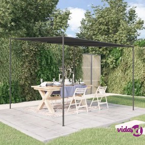 vidaXL Gazebo Antracite 3x3 m 180 g/m² Tessuto e Acciaio