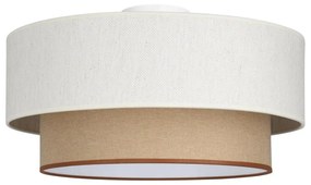 Plafoniera NATIA 1xE27/60W/230V bianco/marrone