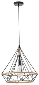 Lampadario a sospensione con filo FLARE 1xE27/15W/230V beige