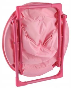 Sedia da campeggio per bambini rosa con fenicottero