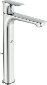 Rubinetto per lavabo Concept air cromato Lucido IDEAL STANDARD getto laminare cristallino a canna alta H 29.6 cm