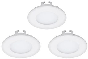 Eglo 94732 - Set da 3 faretti LED da incasso FUEVA 1 1xLED/2,7W/230V