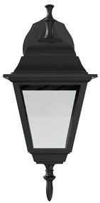 Applique Lanterna da Esterno IP54 E27 Nera - Serie ALFIERI 1B