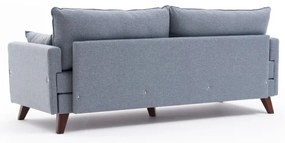 Divano letto azzurro 208 cm Bella - Balcab Home