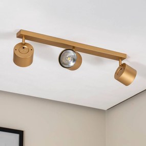 Argon Spot soffitto Chloe regolabile 3 luci, oro