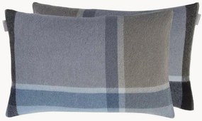 Copricuscino reversibile in lana di alpaca Manhattan