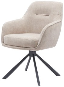 Set di sedie da pranzo color crema in imbottito 2 pz Avola – Unique Furniture