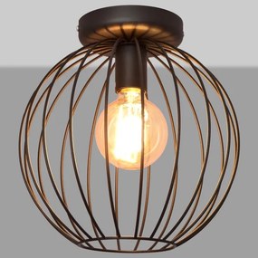 Surface-mounted lampadario MERCURE 1xE27/15W/230V d. 30 cm nero