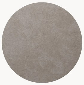 Sottobicchiere rotondo in pelle Hot