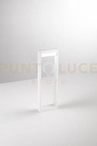 Orienta paletto in alluminio bianco opaco led 12w 3000k cri?90 220-...