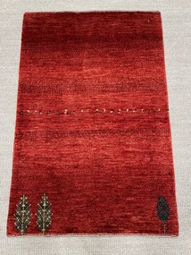 Loribaft Tappeto persiano 120 x 80 Rosso (Iran) Annodato A Mano