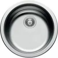 Lavello cucina tondo in acciaio inox satinato 1 vasca serie sky round Elleci