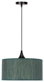 Lampadario a sospensione con filo PATTI 1xE27/60W/230V diametro 30 cm verde
