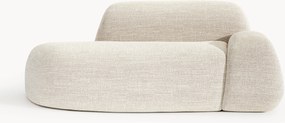 Divano 2 posti in bouclé con chaise longue Wolke