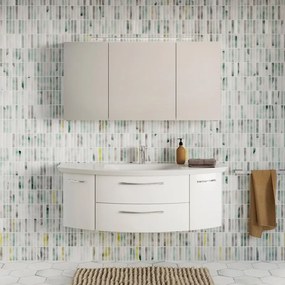 Mobile da bagno sotto lavabo PELIPAL Cassca L 139 x H 48 x P 46.2 cm 2 cassetti 2 ante, lavabo non incluso
