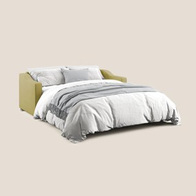 Amber divano letto matrimoniale in tessuto smacchiabile T05 giallo