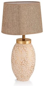 Lampada da tavolo 1xE27/40W/230V beige/oro
