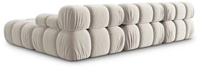 Divano angolare in velluto beige (angolo destro) Bellis - Micadoni Home