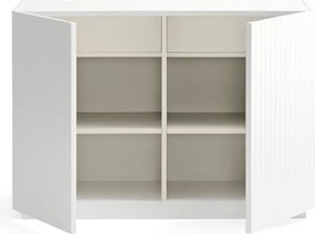 Cassettiera bassa bianca 100x70 cm Doric - Teulat