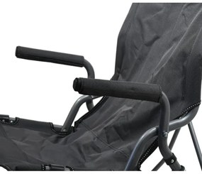 Sedia da campeggio pieghevole grigio