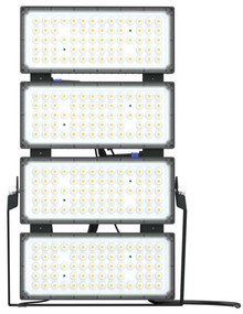 Faro Modulare LED 800W IP66, 167lm/W, Dimmerabile DALI - INVENTRONICS Colore  Bianco Naturale 4.000K, Scegli l'angolo di illuminazione 90°, Scegli le staffe dei moduli Fisse